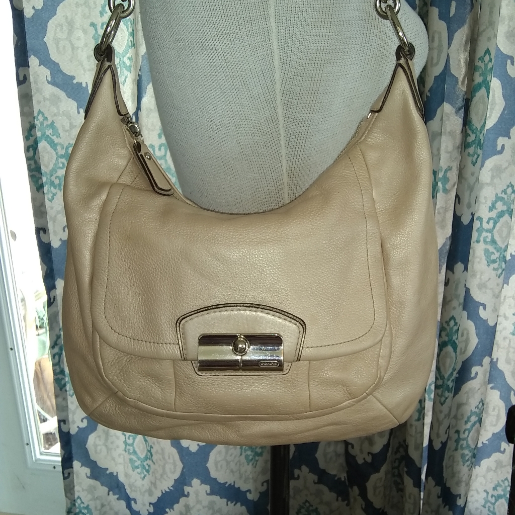 Coach Kristen Leather Shoulder Bag, Guc